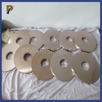 Đĩa đồng vonfram 75% W EDM PCD Công cụ Chất liệu tấm đồng vonfram Thanh đồng vonfram