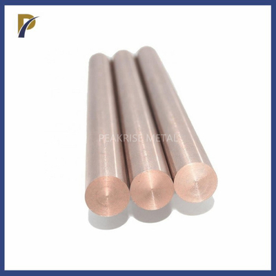 Dia 25 mm WCu20 Thanh hợp kim đồng vonfram Bề mặt sáng cho điện cực Thanh đồng vonfram Thanh đồng vonfram