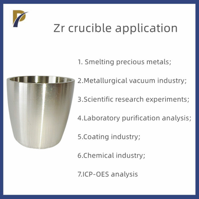 ICP-OES Laboratory Purification Zirconium Crucible Zr702 Zr Crucible
